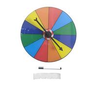 Snorvixre Tabletop Prize Turntable Erasable Fortunes Wheel Draws Roulette Tabletop Lottery Machine Turntable Prize Spinnings Game Draws Roulette