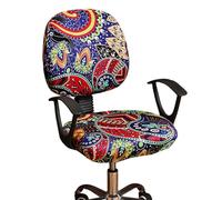 Snorvixre Washable Waterproof Ottoman Canopies Highlighting Artistic Designs Double Flexible Edges Chair Cover