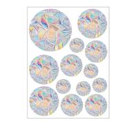 Snorvixre Window Decal Bird Strikes Anti-Collision Sticker To Save Bird From Collision None Adhesive Rainbow Decals For None Adhesive Reusables Rainbow Sticker