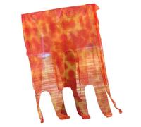 Snorvixre Worship Dance Flags with Flame Wing Design & Adjustable Rod Churchs Practice Banners for Dancers Praise Props Flame Pattern Double Accessories