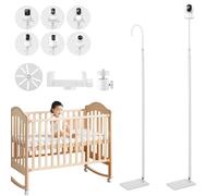Snovire Baby Monitor Floor Stand Holder, Adjustable Height Baby Monitor Stand, Compatible with Universal Camera Models with 1/4 Thread Mount (Monitor not Included)