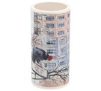 Snow Architecture Washi Tape, Writable Winter Craft Masking 200x8x0.01cm | Washi Paper, Twilight Gradients, Clouds and Silhouettes, Smooth Tearing, Residue-Free Decoration for Junk Journals