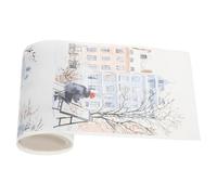 Snow Architectures Artistic Washi Tape Winter Cityscapes and Twilight Glow | Smooth Tearing and Seamless Repositioning, Writable Washi Paper, Leaves No Sticky Residue, Snow Embellishment Patterns