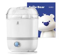 Snow Bear Baby Bottle Sterilizer and Dryer, 6-in-1 Electric Steam Bottle Sterilizer for Baby Bottle & Pacifiers, Breast Pump Parts, Large Capacity 13 Bottles, Fast Drying, Easy to Clean