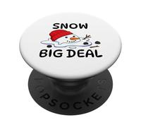 Snow Big Deal with Snowman PopSockets Adhesive PopGrip