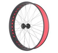Snow Bike Wheelset 26x4.0/4.9 Inch Fat Tire Wheel Set Beach Front Rear Wheels 36 Hole Disc Brake Quick Release 135/190mm Bearing Hubs for 7-12 Speed