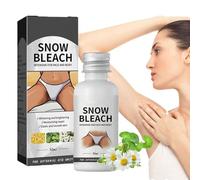 Snow Bleach Cream for dark spot remover for body, Intimate Areas-Underarm, Neck, Armpit, Knees, Elbows, Dark Spot Remover Cream, Skin Lightening Bleaching Cream for Face and Body (1 pcs)