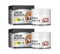 Snow Bleach Cream For Private Part, Skin Lightening Cream For Underarms, Bleaching Cream For Intimate Areas, Dark Skin Lightening Cream For Neck Elbows Inner Thighs, 2 Pieces