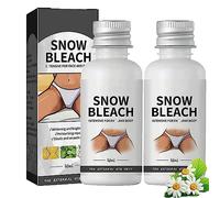 Snow Bleach Cream - Snow Bleach Cream for Private Part, Intimate Areas, Underarm, Neck, Knees, Elbows, Dark Skin Lightening Cream, Dark Spot Remover Cream, Skin Lightening Bleaching Cream (2PCS)