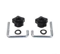 Snow Blower Handle Knob and Lock Bolt Screw Kit, 6-Piece Set, for Toro Snow Thrower Models 30672/34001/36002, Installation, Plastic-Metal Construction, Outdoor Winter Maintenance