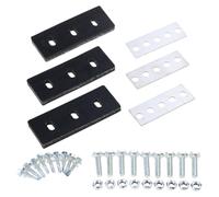 Snow Blower Impeller Modification Kits with Installation Hardware for Modifies 2-Stage Machine Impeller Clog Prevention
