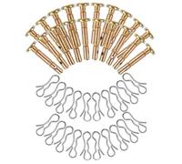 Snow Blower Shear Pins and Cotter Pins Set 714-04040 738-04124a | Stainless Steel Spare Parts Kit, Protects Gear Box, for Two-stage Snow Winter Removal