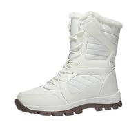 Snow Boots Women Extra Wide Calf Wide Fit Mid Calf Lightweight Shoes | Walking Boots Womens, Western Vintage, for Work Hen do Festival Outdoors Garden Walking Fishing Hiking Horse Riding