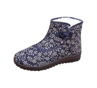 Snow Boots Women Size 6 Winter Warm Fur Lined Boots Women Breathable Soft Water Resistant Shoes Boot Fashion Casual Sneakers Breathable Flat Casual Shoes Winter Padded Warm Boot Womens Tall(Blue,5.5)