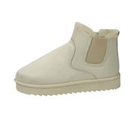 Snow Boots Womens UK,Winter Sneaker Women Warm Lining Ankle Boots Cold Weather Boot Shoes Classic Faux Fur Lined Winter Boots Comfy Thermal Boots 2025 n6 White