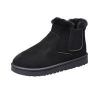 Snow Boots Womens UK,Winter Sneaker Women Warm Lining Ankle Boots Cold Weather Boot Shoes Classic Faux Fur Lined Winter Boots Comfy Thermal Boots 2025 n6 Black