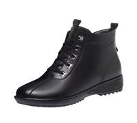 Snow Boots Womens Waterproof Women's Boots Women's High Performance Warm Booties Soft Comfortable Can Adapt to The Cold Harsh Environment Womens Winter Fashion (Black, 3.5)