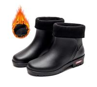 Snow Boots Womens Winter Boots Warm Waterproof Fur Lined Walking Ankle Booties Ladies Hiking Mid Calf Boot Comfy Fashion Outdoor Non-Slip Work Booties Girls Lightweight Work Boot