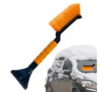 Snow Brush for Car, Car Snow Brush and Ice Scraper, 2-in-1 Snow Scraper and Brush, Ergonomic Snow Cleaner with Foam Handle for Window Ice Scraper for Winter Cleaning