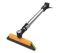 Snow Brush for Car - Snow Broom with Squeegee - Extendable 360 Degree Rotating Defrost Ice Scrapers Shovel Tool for SUV Truck Windshield Window Winter