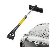 Snow Brush, Robust, Rotatable and Extendable, Extendable Snow Brush and Ice Scraper, Winter Frost Protection for Vehicles such as Trucks, SUVs, Motorhomes, Windscreens and