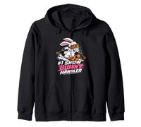 Snow Bunny Handler Number 1 Ski Bunny Ski Holiday Ski Bunny Zip Hoodie