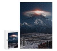 Snow-Capped Mountain Sunrise Puzzle 1000 Teile Schwer Puzzle Spielzeug Lernspiel Impossible Herausforderungsspielzeug Für Erwachsene Kinder 300 PCS
