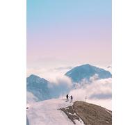 Snow-capped mountains and cloud peaks-500-Piece Puzzle Challenge Wooden Home Decor - A Gift for the Whole Family (14 years+)