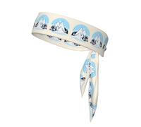 Snow-Capped Mountains Sports Head Tie. Comfortable, Breathable, Fashionable, Unisex, Suitable for Running, Yoga, Fitness and Other Sports.
