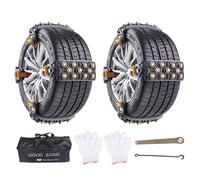 Snow Chain - TPU 36x3.15inch, Tire Chain, 8 Piece Tires, With Gloves & Wrench, 5-Second Installation & Secure Grip |Truck Tire Chains For SUV, Trailer, Lawn Mower On Snowy Icy Roads In Winter