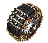 Snow chains are made of thick manganese steel and have a nine-square structure. They are suitable for cars and SUVs on ice, snow, mud and sandy roads. Medium (for tires 215-235) 10 pieces