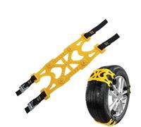 Snow Chains for Car,Anti-Skid Tire Chains for Snow and Ice | Adjustable Vehicle Equipment Safe Driving Dupplies for Cold Weather Truck Minivan Pickup Sedan Caravan