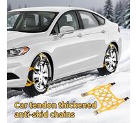 Snow Chains for Car Tires | Snow Mud Chains | Winter Traction Cable for Vehicle Recovery Mountain Driving Rural Roads Cold Weather Travel Camping