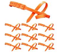 Snow Chains for Cars | 10 Pieces Snow Socks for Tyres | Zip Tie Snows Chains | Winter Car Emerg Non-Slip Cable Ties Belts for Auto Pickup Trucks Suv Snows Ice Mud