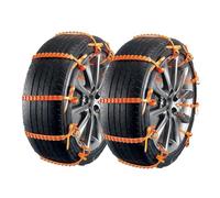 Snow Chains for Cars, 20PCS Car Tyre Chains for Snow, Anti Skid Universal Reusable Anti Snows Chain Cars Wheel Cable Tie, Adjustable Non Slip Winter Emergencys Snows Tire Chain Grips, fors SUV Truck