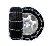 Snow Chains for Cars, SUVs, Trucks & Pickups - Emergency Tire Chains, Set of 2 for 195/80 R15 Tires