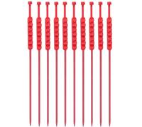 Snow Chains for E-bike Motorbike, 10Pcs Non-slip Tire Chains Universal Wheel Chains for Snow Nylon Ice Breaking Multi-layer Teeth Winter Snow Tire Chains, Red |Skis Skid Plates