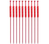 Snow Chains for E-bike Motorbike 10Pcs Non-slip Tire Chains Universal Wheel Chains for Snow Nylon Ice Breaking Multi-layer Teeth Winter Snow Tire Chains, Red Snow Chains