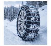 Snow Chains Tire Chains, Tire Traction Chain | Auto Installation, Reusable Universal Emergency Traction Tire Chains for Cars, SUVs Pickup Trucks(275/55R20)