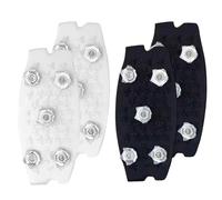 Snow Cleats - Anti-Slip Crampon | PP 5-Tooth 10x5cm | Shoe Covers With Invisible Transparent, Lightweight, Durable Grippers,For Fishing Outdoor Running Commuting Work Men&Women