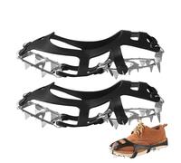 Snow Cleats Stainless Steel Anti-slip Universal Grippers | Ice Shoes Grippers for Men Women Walking Winter Outdoor Climbing Fishing Sports Garden Park Backyard Courtyard Backpacking