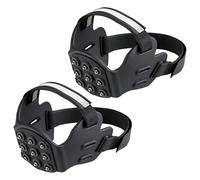 Snow Cleats- TPE 26x9.5Cm | Hiking Crampons With 9-Tooth Design, Anti-Slip Snow Spikes, Reflective Winter Boot Grippers For Men Women Hiking Mountaineering Climbing Commuting Outdoor Activities