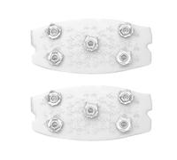 Snow Cleats: Two-Piece Ice Traction Spikes, Lightweight Footwear Grippers, Winter Walking Stability Aid, Outdoor Hiking Safety Equipment | Stand