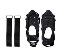 Snow Cleats - Winter Traction Device with 24 Teeth, Adjustable Straps Grip System, Men Women Adults Teens Group, Climbing Mountaineering, Hiking Backpacking, Lovers Safety