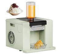Snow Cone Machine, Commercial Ice Maker with Smart Panel, Self-Cleaning & Fast Cooling, 60kg/24h Automatic Ice Shaver for Food Trucks, Restaurants, or Home Use