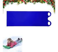 Snow Crazy Carpet, 53x17Inches Can Roll Up Flying Sled Lightweight Roll Up Snow Sled, Snow Sledge Carpet for Winter Outdoor Sports (blue)