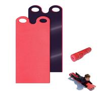 Snow Crazy Carpet, Red Can Roll Up Flying Sled Lightweight Roll Up Snow Sled, Snow Sledge Carpet for Children Adult Winter Outdoor Sports (S)