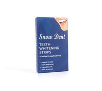 Snow Dent Teeth Whitening Strips, Peroxide Free for Against Yellow Teeth, Smoke Stains, Black Teeth, 28 Whitening Strips,