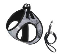 Snow Falling In The Park Print Dog Harness Adjustable Walk Puppy Harnesses Leash Clips Pet Harnesses Training Pet Vest