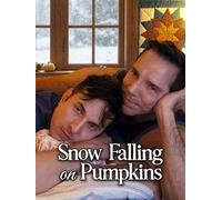 Snow Falling on Pumpkins